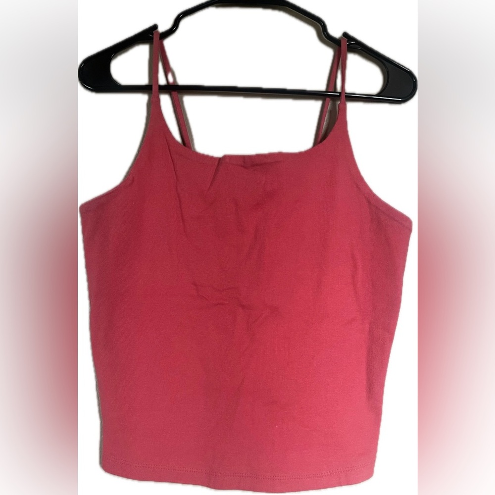 Route 66 Vintage Open back spaghetti strap tank top. Size Large